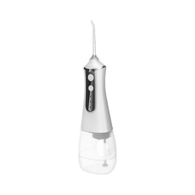 China Rechargeable Dental Water Flosser IPX7 Waterproof Portable Car Oral Hygiene Oral Irrigator with 4 Modes Soft Transparent CAR Custom for sale