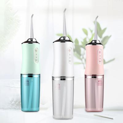 China 2021 Car Water Flosser Factory Price Electric 230Ml Oral Cleaner Tooth Water Dental Flosser for sale