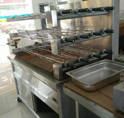 China Restaurant Commercial Kitchen Large Heavy Duty Commercial Rotisserie Chicken Grill for sale