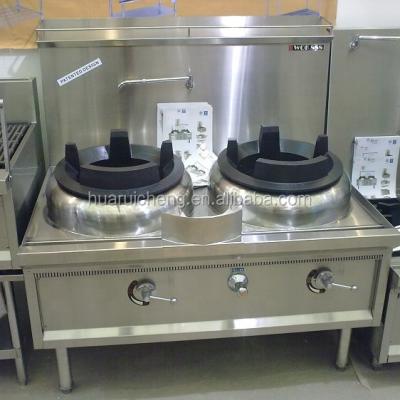 China Chinese Commercial Fast Food Chinese Restaurant Kitchen Super Flame 2 Burner Wok Stove for sale