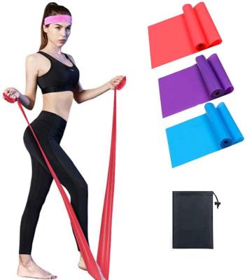 China 2021 hot sale new design stretch band thera training band for muscle training 1500*150*0.45mm for sale