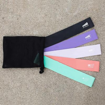 China Band Factory Price Customize Color Customize Logo Latex Free Women Home Exercise Yoga Resistance Bands for sale