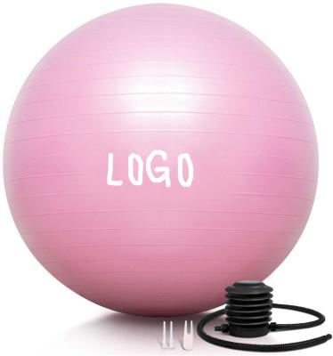 China Around 55cm 65cm 75cm Colorful PVC Exercise Gym Yoga Ball With Compressor for sale