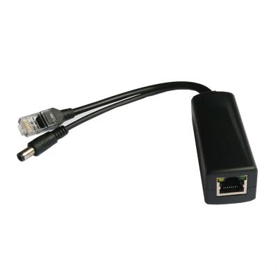 China 802.3af/at Gigabit 5V 2A POE Splitter For 5V 2A IP Camera L246*W30mm*H25mm for sale