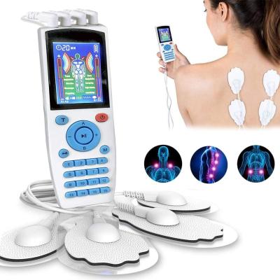 China Ten EMS Muscle Stimulator 2022 Unit Muscle Stimulator 4 Channels 8 Pad for Pain Management Back, Neck, Arms, Legs, ABS, Arthritis for sale