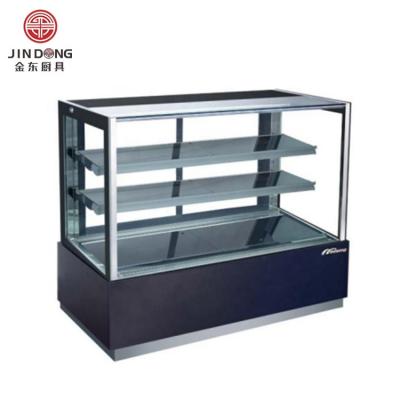 China Single-Temperature Factory direct sale cake display cabinet commercial freezer air cooled refrigerator cake refrigerator bakery dessert display cab for sale