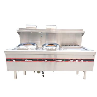 China Commercial commercial Projest double burner big fire gas wok range for hotel kitchen for sale