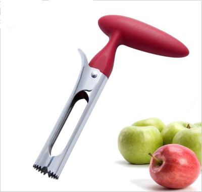 China Kitchen Instruments Stainless Steel Apple Hollow Punch Viable Fruit Remover With Sharp Serrated Blade for sale