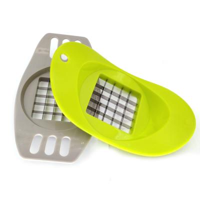 China Sustainable Household Plastic Potato Vegetable Cutting Device French Fries Cutters for sale