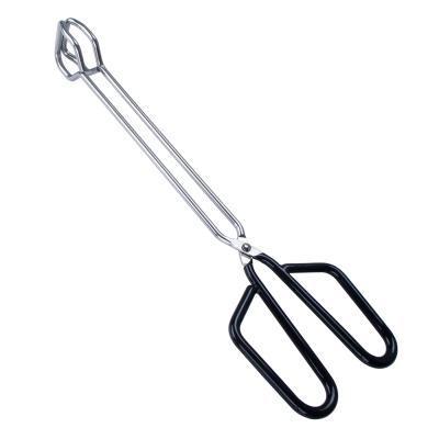 China Sustainable 12 Inch Stainless Steel Scissors Food Tongs Serving Cooking Bread Tongs for sale