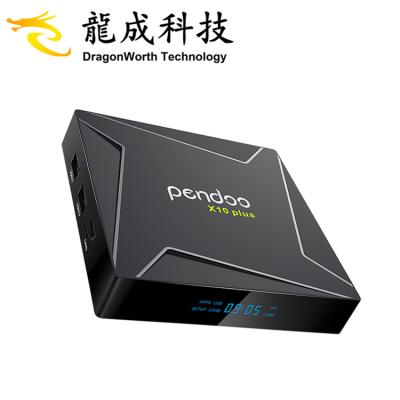 China OEM/ODM Pendoo X10 Plus Android TV Box 4gb Ram 32gb ROM Android 9.1 S905X2 With Free wifi 4K TV Box for sale