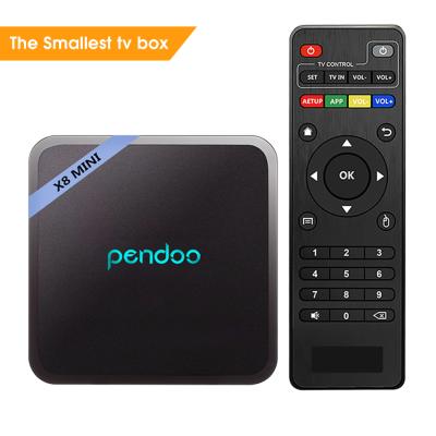 China OEM/ODM Set Top 8.1 Amlogic S905w 16gb Pendoo X8 Mini 1gb 8gb 7.1 With Smart Keyboard TV Box Android 4k for sale