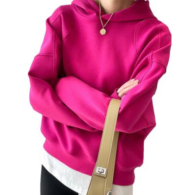 China Mingxian Breathable Featuring Sweater for Women Design, Reasonable Dragon Fruit White Hooded Sweater for Women in Spring and Autumn for sale