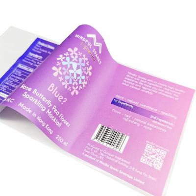 China Waterproof Custom Sticker Printing Label For Daily Label Sticker Household Chemical Detergent Label for sale