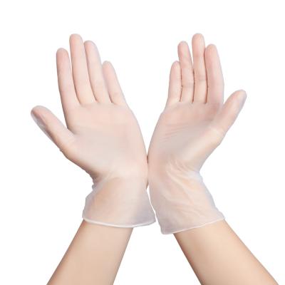 China Comfortable Clear Protective Powder Free PVC Examination Disposable Gloves for sale