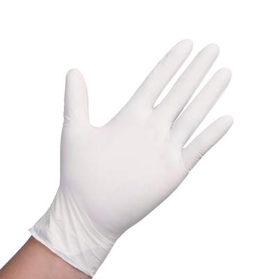 China Comfortable High Quality Medical Non Sterile Disposable Latex Gloves Powder Free Disposable Gloves Latex for sale