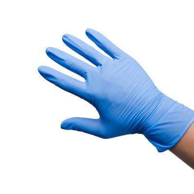 China Comfortable Food Non Sterile Comfortable Safe To Wear Disposable Nitrile Gloves for sale