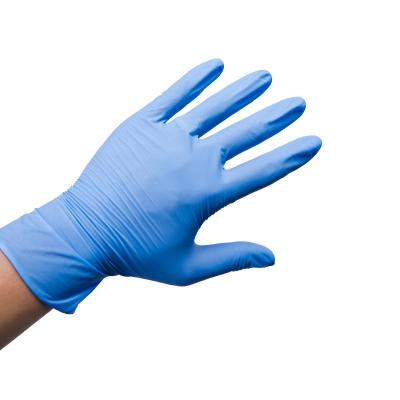 China Comfortable Nitrile Examination Gloves Powder Free Medical Use Elastic Doctor Nitrile Gloves for sale