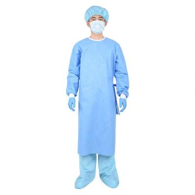 China Long Sleeve Surgical Gowns Sms Sterile_Disposable_Surgical_Gown Disposable Doctor Nurse Medical Gown for sale