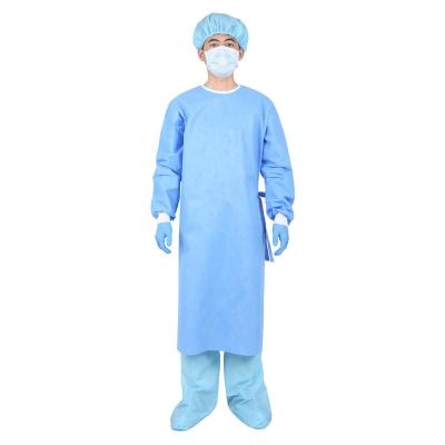 China Harmful Block Splatters Work Wear Surgical Gown Medical Wear PPE Level 3 Disposable Coverall Gowns Overall for sale