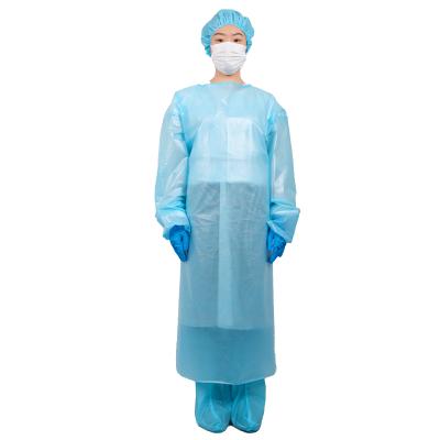 China Breathable Waterproof Disposable Lightweight Disposable Coveralls Workwear Disposable Isolation Gown Isolation Apron for sale