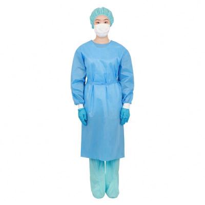 China Harmful Block Splashes PB70 2AM Isolation Level Non Sterile Disposable Gown for sale