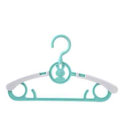 China Factory Supply Adjustable Plastic Baby Clothes Hanger With Cheap Price for sale