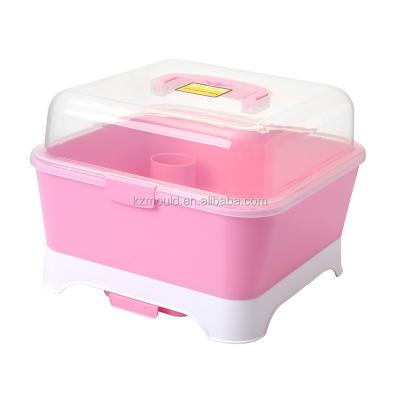 China New Popular and Useful Viable PP+ ABS Storage Box for Baby Bottle Drying for sale