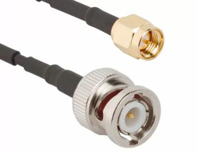 China Antennas Cable RF Antenna RG174 SMA Jumper Cable To BNC Male Coaxial Cable Assembly for sale