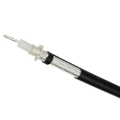 China Silver Cable RG214 Copper With LSZH PE Jacket RF Coaxial Cable RG214 for sale