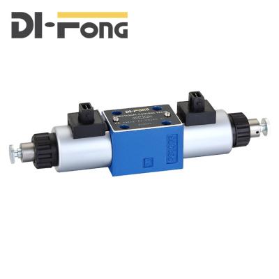 China DI-FONG Emergency Stop Products Directional Emergency Lock Solenoid Valve 4WE6 NG6 Amp CONNECTOR for sale