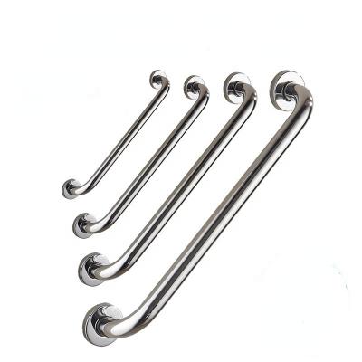 China 500 hole pitch factory direct sale can be customized load bearing high quality high stainless steel mirror brushed safety grab bars for sale