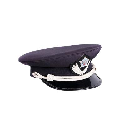 China Customizable High Quality Cheap Customizable Military Cap Officer Logo, Military Cap Badge, Leather Military Hat for sale