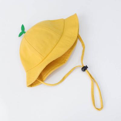 China Cheap Eco-Friendly Promotions Customized Factory Wholesale Cheap Baby Kids Bucket Hat Yellow Fisherman Bucket Hats for sale