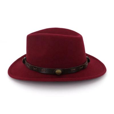 China Image Classic Brim Manufacturer Cowboy Promotion Buy Cowboy Wide Brim Hard Hat Sale FedoraHats Women for sale