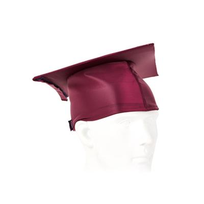 China School China Customized Designs Logo Adult College Graduation Hat Black Graduation Slicer Cap for sale