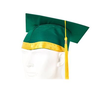 China Comfortable Doctorate Party Hat Graduation Gown and Hat/Hat Graduation Dresses/Bachelor School Hat for sale