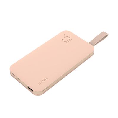 China Solove Special Design Mini Portable Mobile Phone Power Bank Widely Used Over-discharge for sale