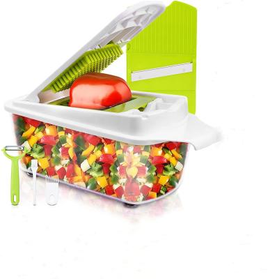 China Viable Vegetable Cleaver and Slicer Dicer for Kitchen 23 PCS Veggie Slicer and Chopper Instrument Vegetable Cutter Cooking Accessories for sale