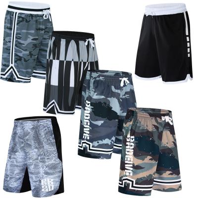 China Camouflage Breathable Sports Shorts Men's Basketball Pants Street Ball Quick Dry Beach Loose Shaping Five Pants Hip Hop Pants for sale