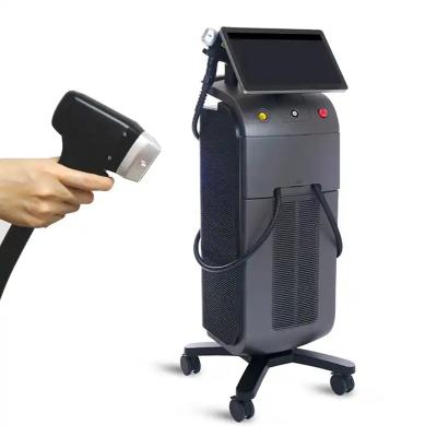 China 755 808 1064nm 3 wavelengths diode laser hair removal machine for sale