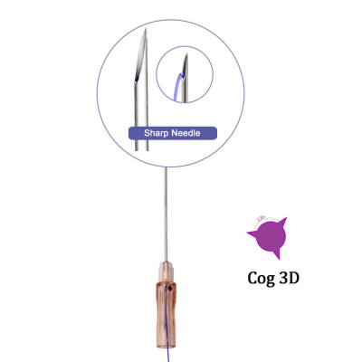 China Ultra v lift pdo thread Cog 3D Sharp Needle 19G 23G for face lifting for sale