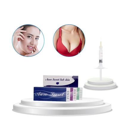 China Korea fine line lip ha hydrogel injections butt face lift breast dermal filler 10ml and 2ml syringe hyaluronic acid for sale