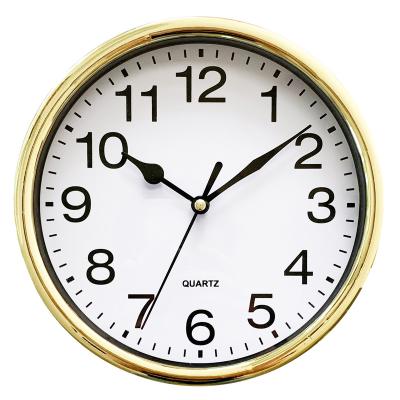 China 8 Inch Casual Fashion and Simple Home Decoration Round Modern Cheap Plastic Wall Clock NE-693 for sale