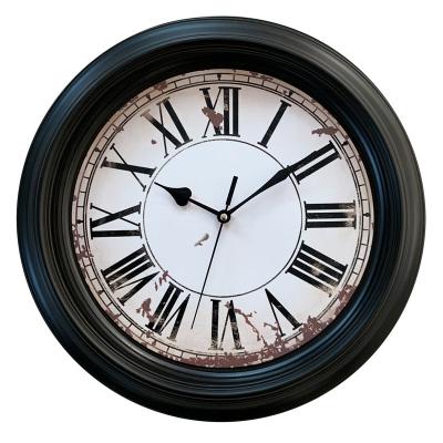 China NE-346 Modern Hot Selling European Retro 14 Inch Wall Decoration Clocks With Numbers for sale