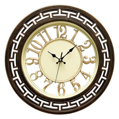 China Factory direct wholesale luxury plastic and glass home wall clock decor occasional NE-796 for sale