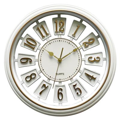 China Occasional factory manufacturing various plastic and glass Logo Unique Wall Watch Clock NE-965 for sale