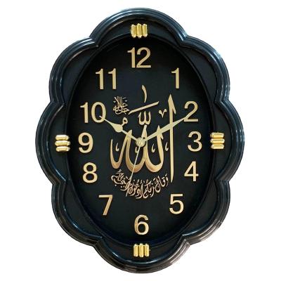 China Quartz Creative Decorative Plastic Single Face Azan Wall Clock Living Room Muslim Clock NE-8626 for sale