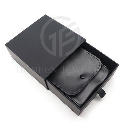 China Jewelery packaging black box jewelry packaging box with custom logo printed jewelry boxes wholesale for sale