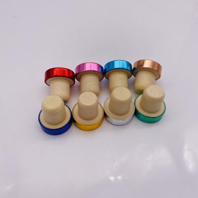 China Do Not Corrupt/Resile/Contain No Glue Cap Cork Glass Bottle Test Aluminum Tube Cork Wood Bottle Stopper New Products With Cork Stopper for sale